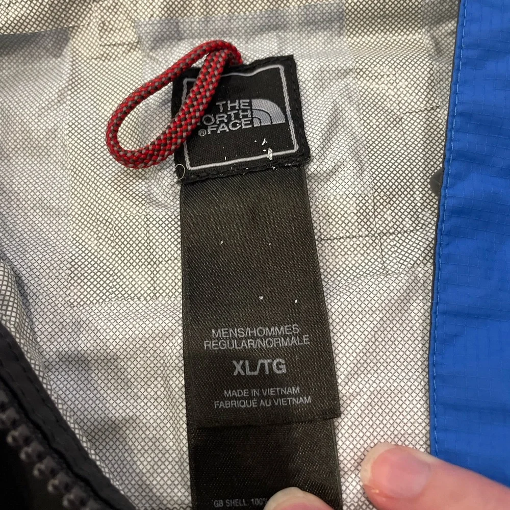 Blue north face windbreaker hyvent jacket